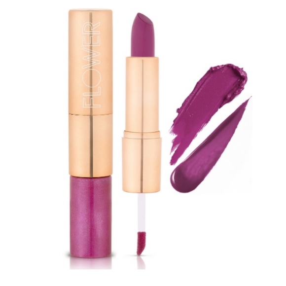 NEW! NIB Flower brand Mix & Matte Lip Duo Violet Vixen Color - Picture 16 of 16